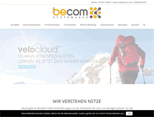 Tablet Screenshot of becom.net